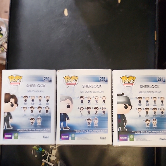 Funko Pop! Sherlock and Watson Set Of 3 - Picture 6 of 7